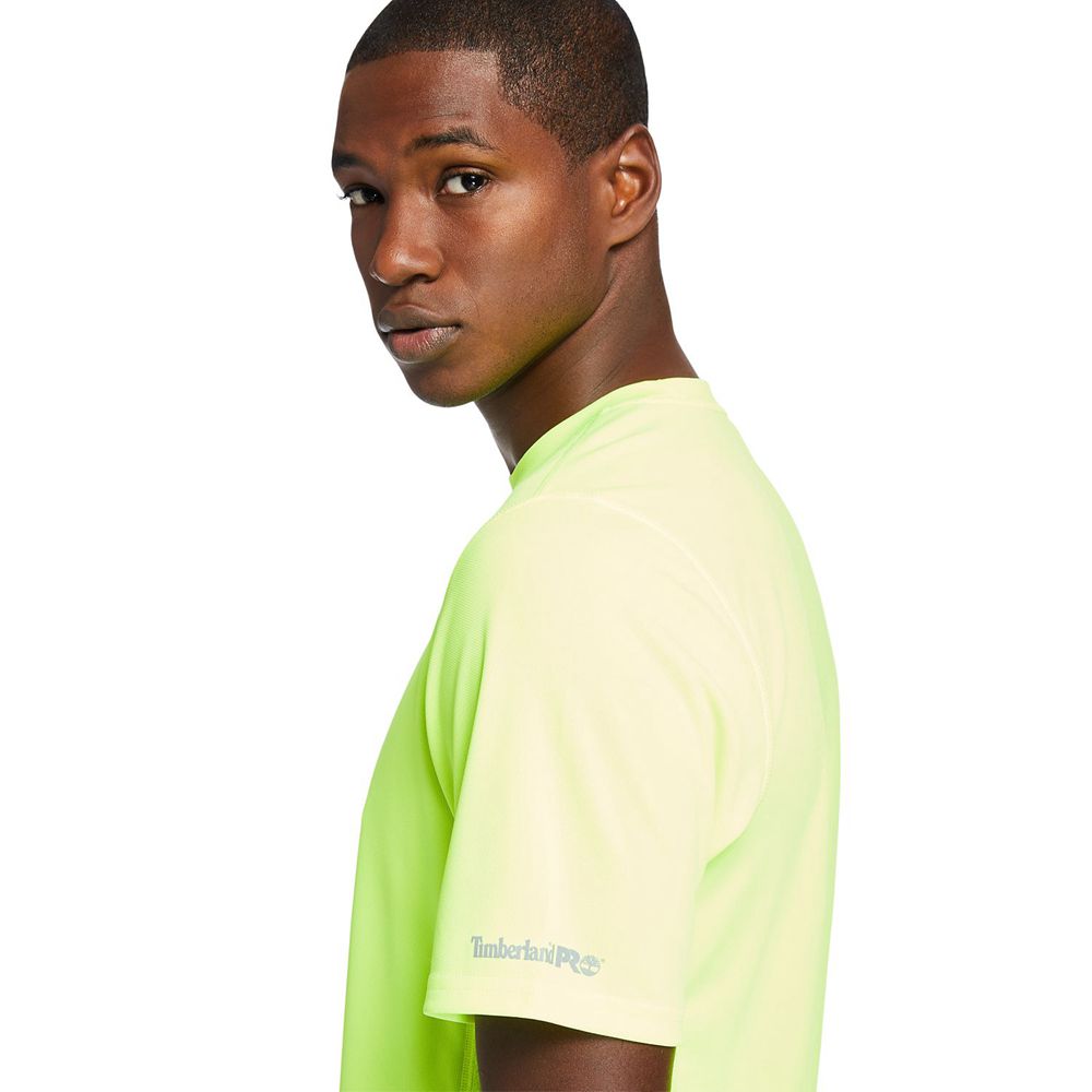 Timberland Mens T-Shirts PRO® Wicking Good Short Sleeve - Green - India KE2053476